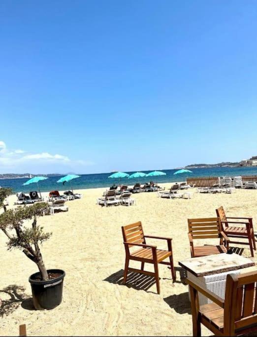 Proche St Tropez Refait A Neuf Bord De Plage Et Piscine Cogolin Zewnętrze zdjęcie
